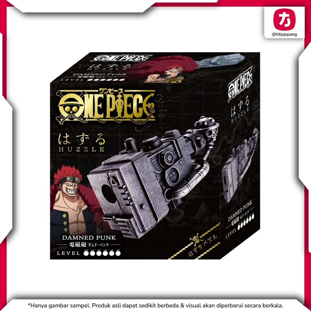 Huzzle One Piece Damned Punk Metal 3D Puzzle Level 6 Edisi Koleksi