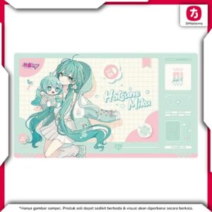 Hatsune Miku Miku Hug Series Desk Mat Flower Ver Edisi Koleksi