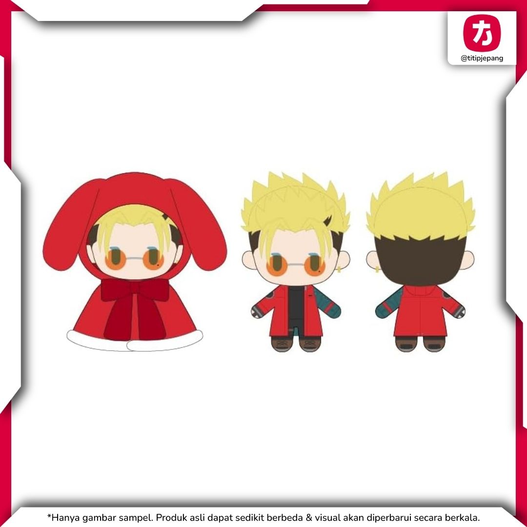 TRIGUN STARGAZE Cape Plushie Vash dan Nicholas Edisi Koleksi