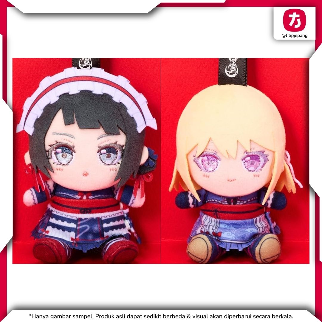 BanG Dream Chamurii Mini Ave Mujica Senbi Toryo Ver Plushie Edisi Koleksi BanG Dream Chamurii Mini Ave Mujica Senbi Toryo Ver Plushie Edisi Koleksi