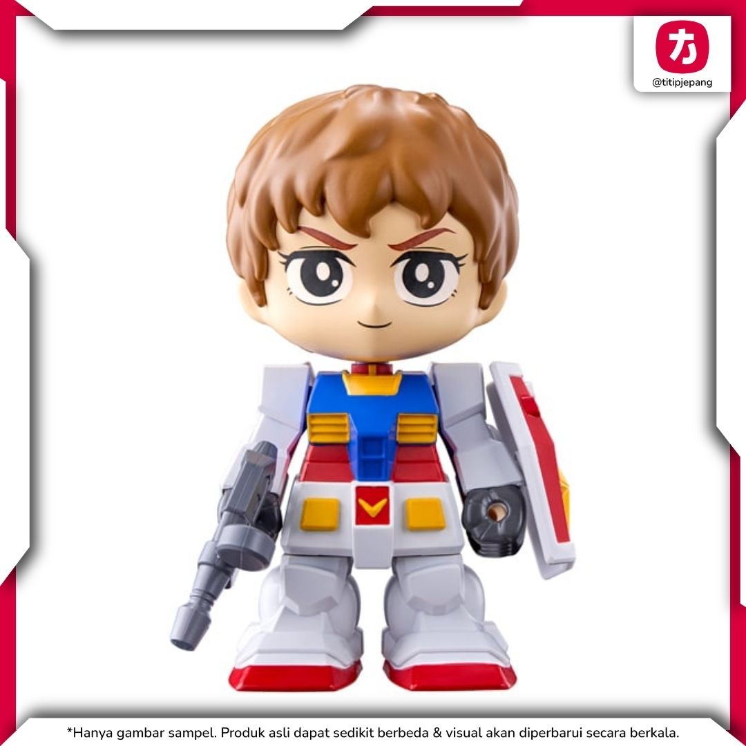 Figure Gundam Cross RX-78-2 Gundam & Amuro Ray Bandai