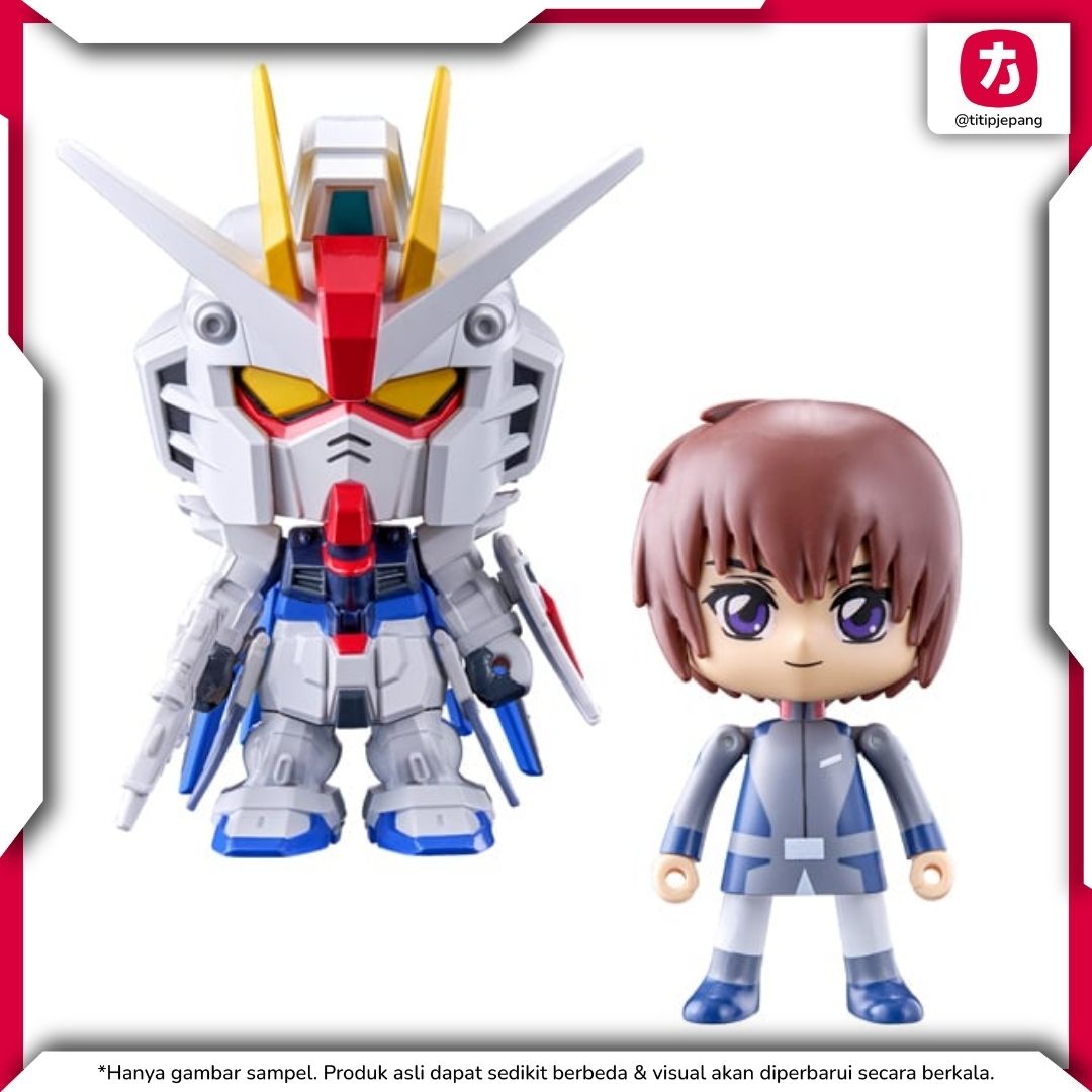 Figure Gundam Cross Freedom Gundam & Kira Yamato Bandai