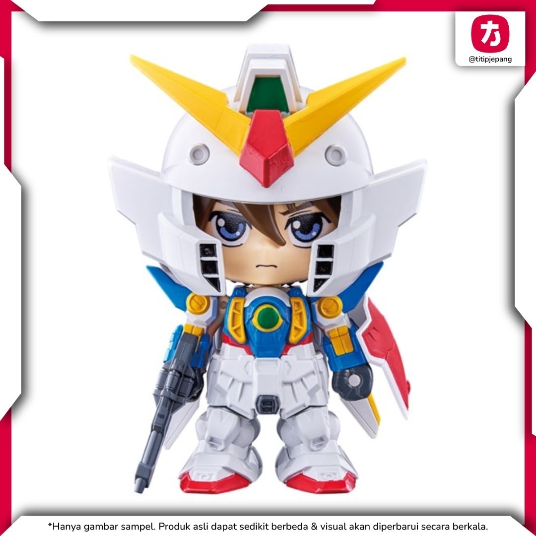Figure Gundam Cross Wing Gundam & Heero Yuy Bandai Figure Gundam Cross Wing Gundam & Heero Yuy Bandai