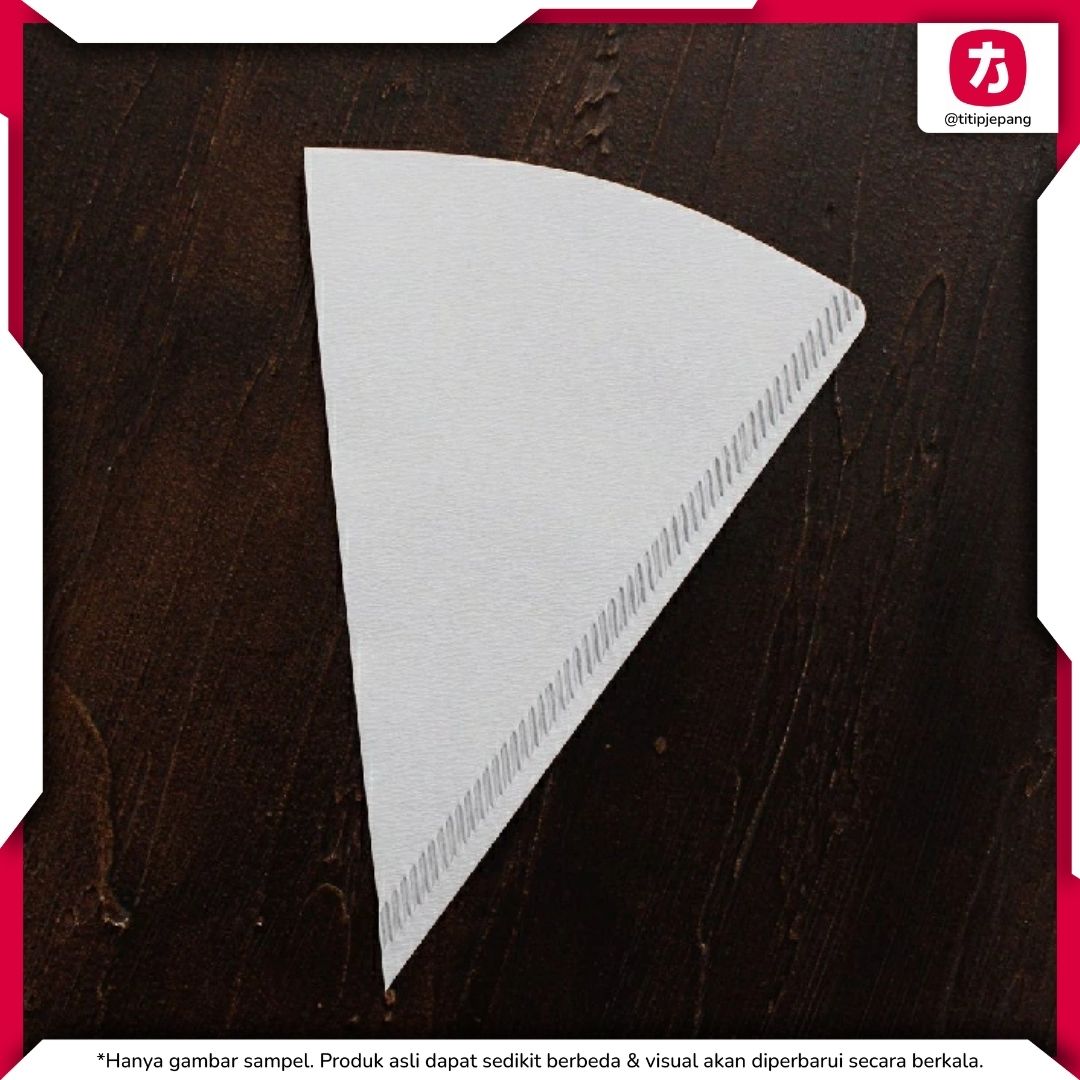 CAFEC Abaca Plus DEEP27 Coffee Filter 100 Sheets Ready Stock untuk Seduhan Stabil