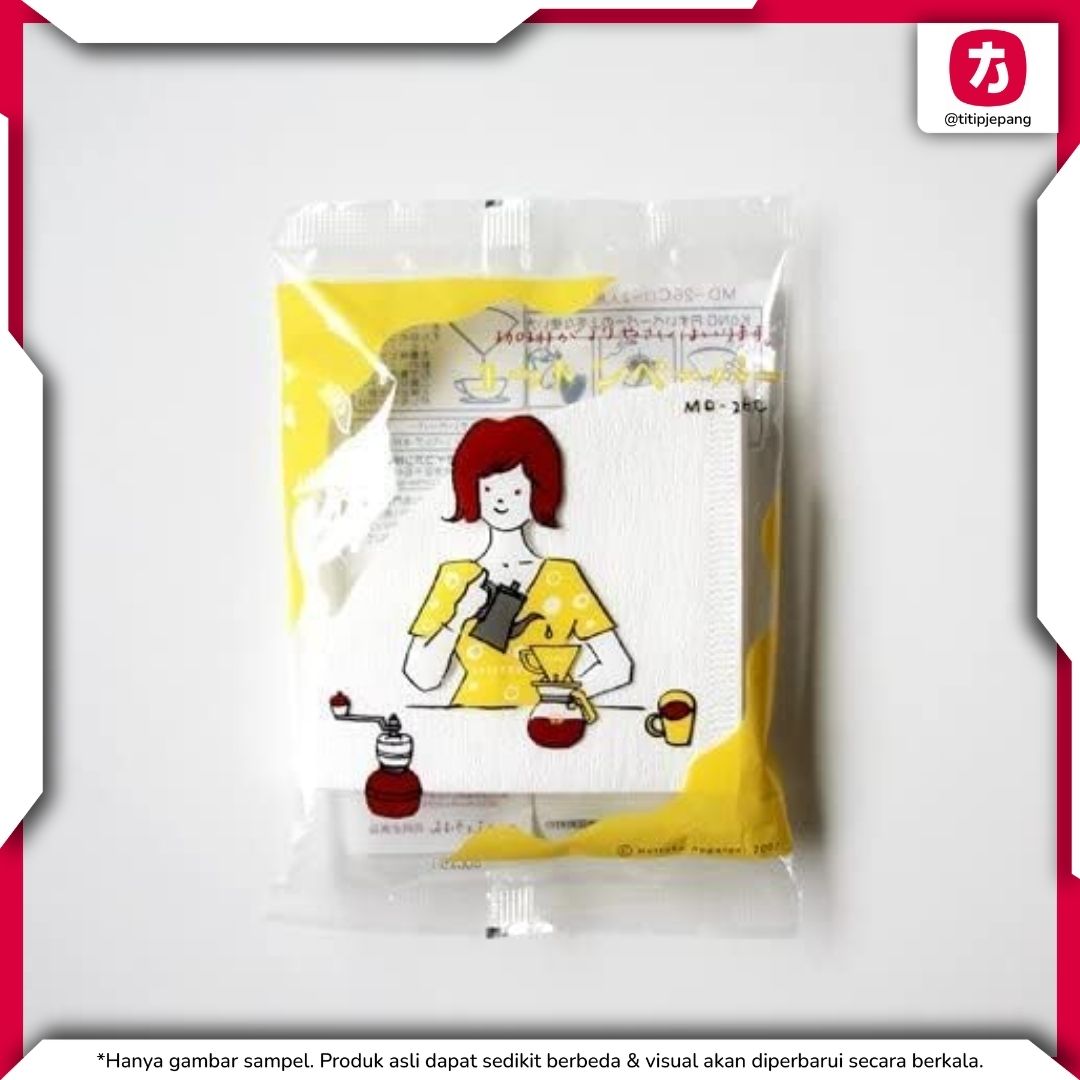 CAFEC Abaca Plus DEEP27 Coffee Filter 100 Sheets Ready Stock untuk Seduhan Stabil