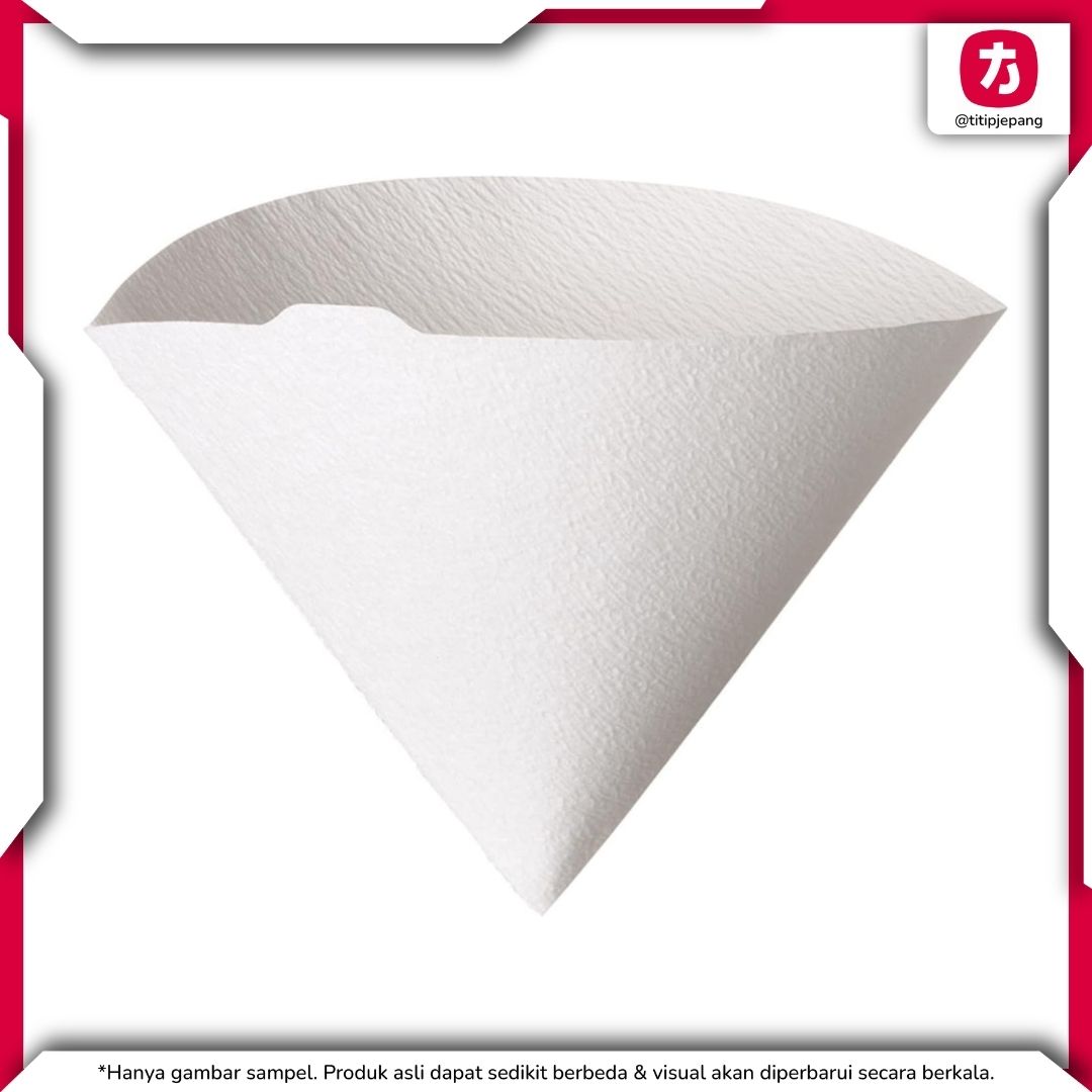 HARIO Paper Filter 02 100 Sheets untuk Seduhan V60 1–4 Cangkir