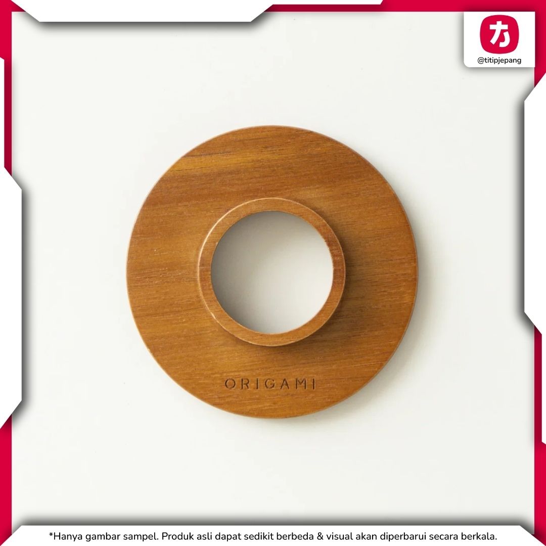 ORIGAMI Holder Wood Penyangga Dripper Kayu untuk Coffee Brewing Harian 