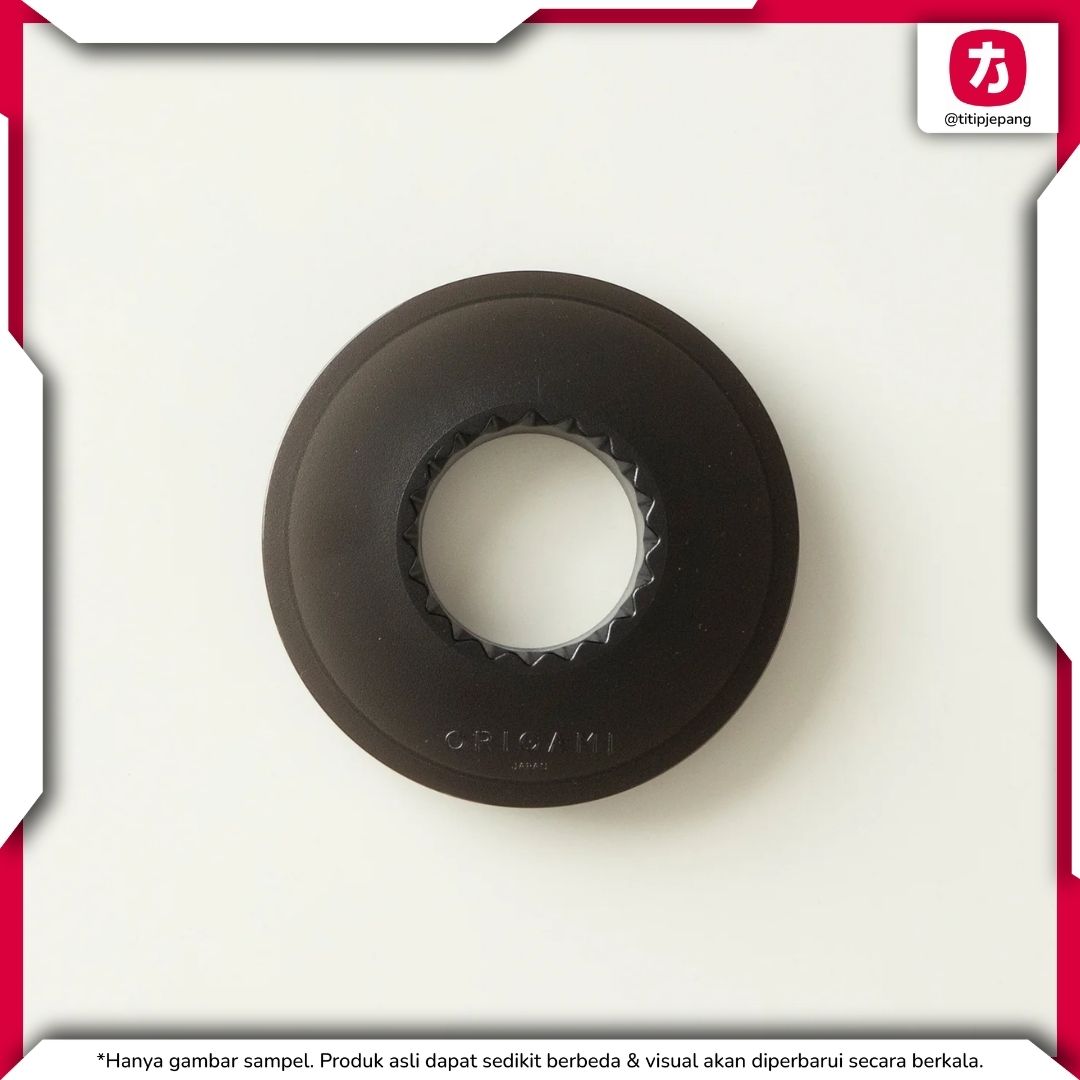 ORIGAMI Holder AS Resin Black Dudukan Dripper Kopi Presisi 
