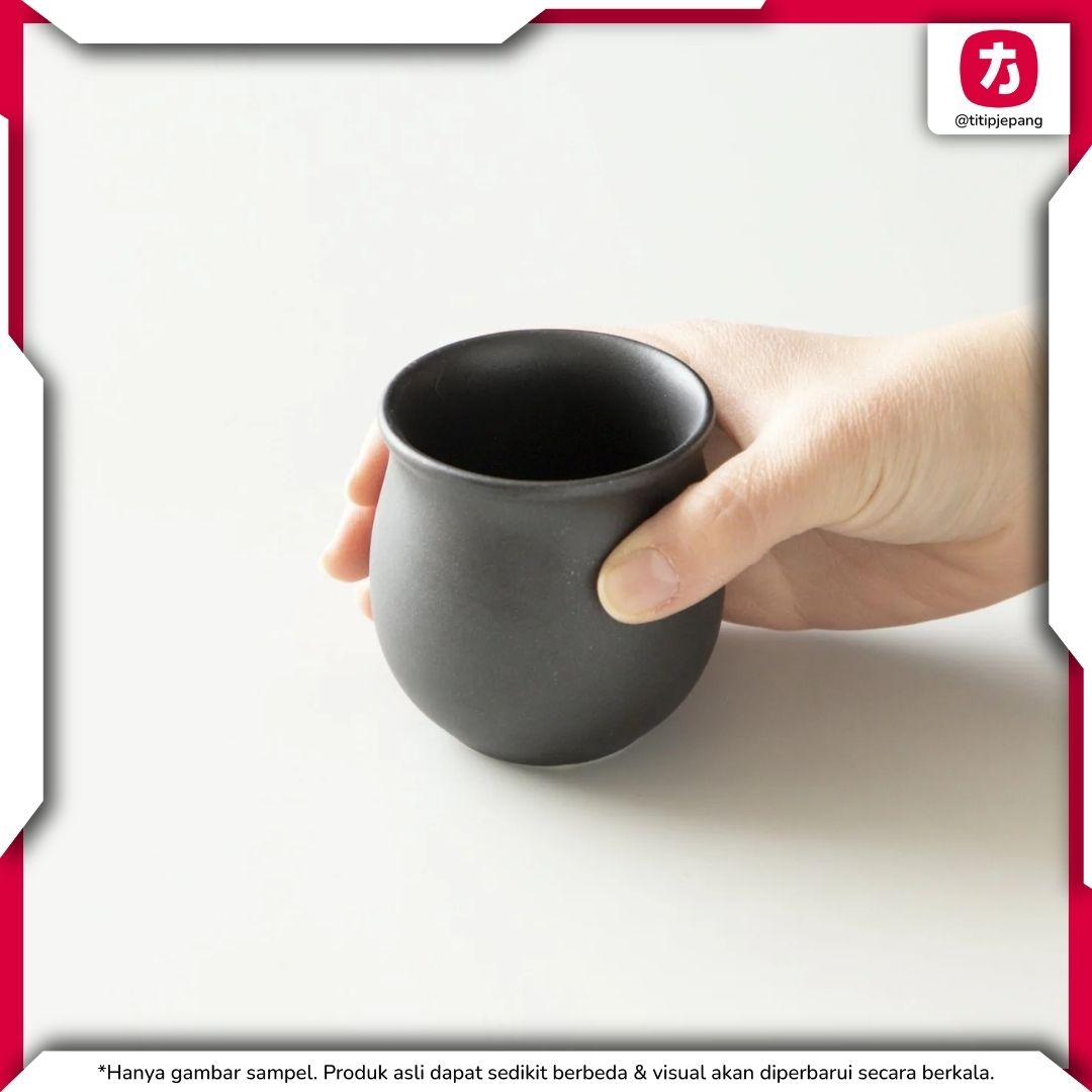 ORIGAMI Pinot Flavor Cup S Matte Black Cangkir Kopi Aroma Fokus