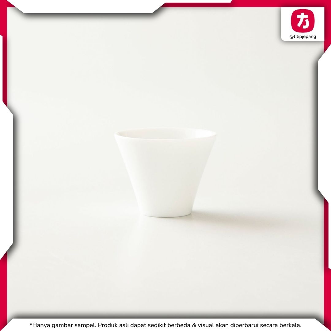 ORIGAMI Sensory Espresso Cup Narrow White Cangkir Espresso Tajam