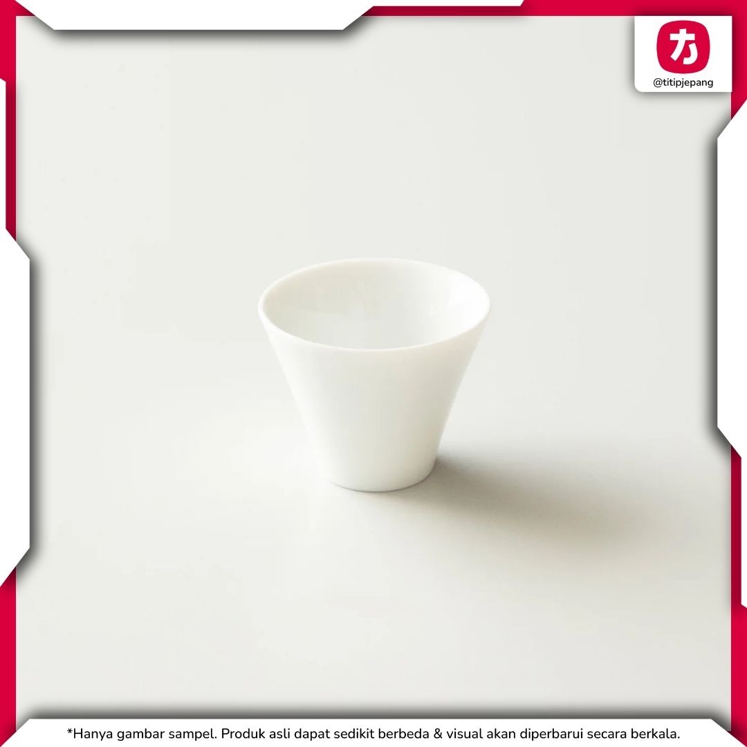 ORIGAMI Sensory Espresso Cup Narrow White Cangkir Espresso Tajam