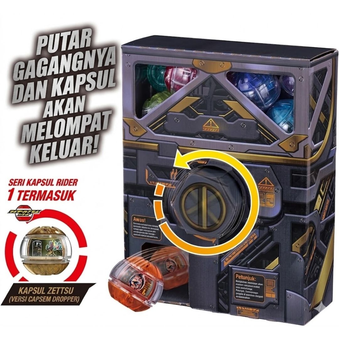 Kamen Rider Zezt Capsem Dropper Kit Bandai Mainan DIY dan Koleksi Seru Kamen Rider Zezt Capsem Dropper Kit Bandai Mainan DIY dan Koleksi Seru