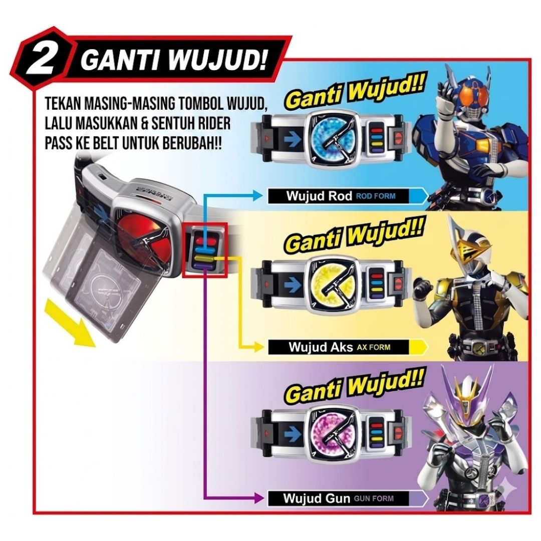 Bandai Super Best DX Kamen Rider Den-O Belt Transformasi Original Bandai Super Best DX Kamen Rider Den-O Belt Transformasi Original
