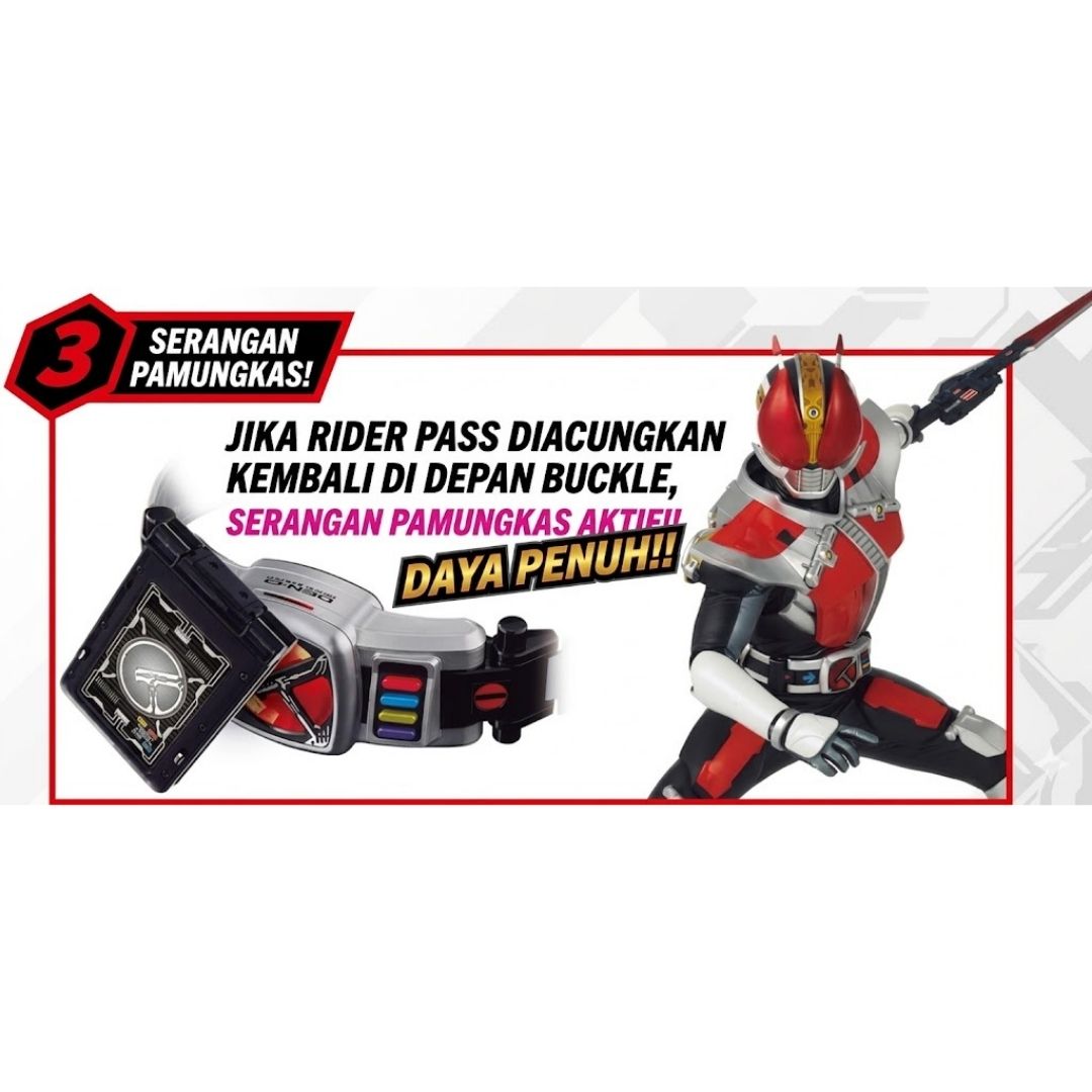Bandai Super Best DX Kamen Rider Den-O Belt Transformasi Original