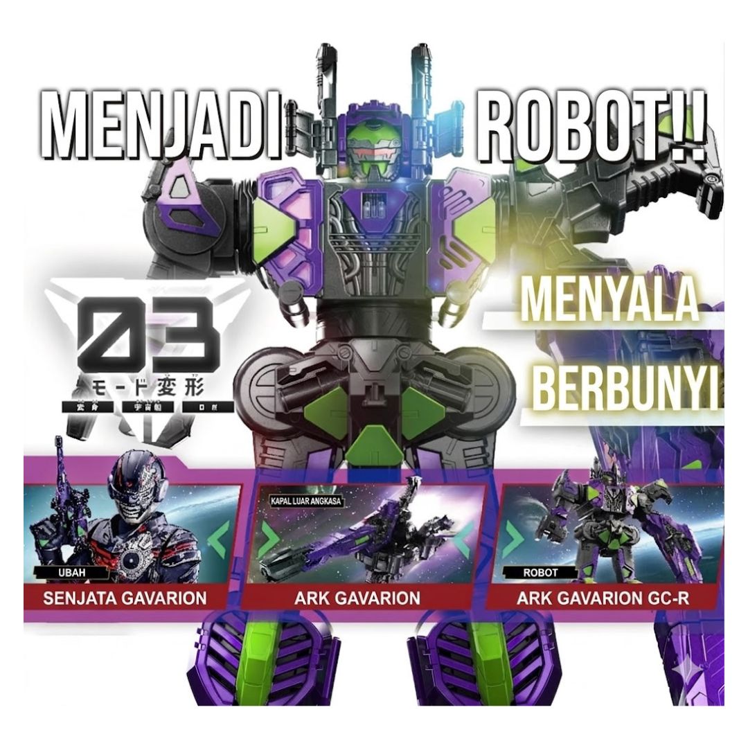 PROJECT R.E.D. DX Gabarion Rifle Gavan Infinity Mainan Transformasi