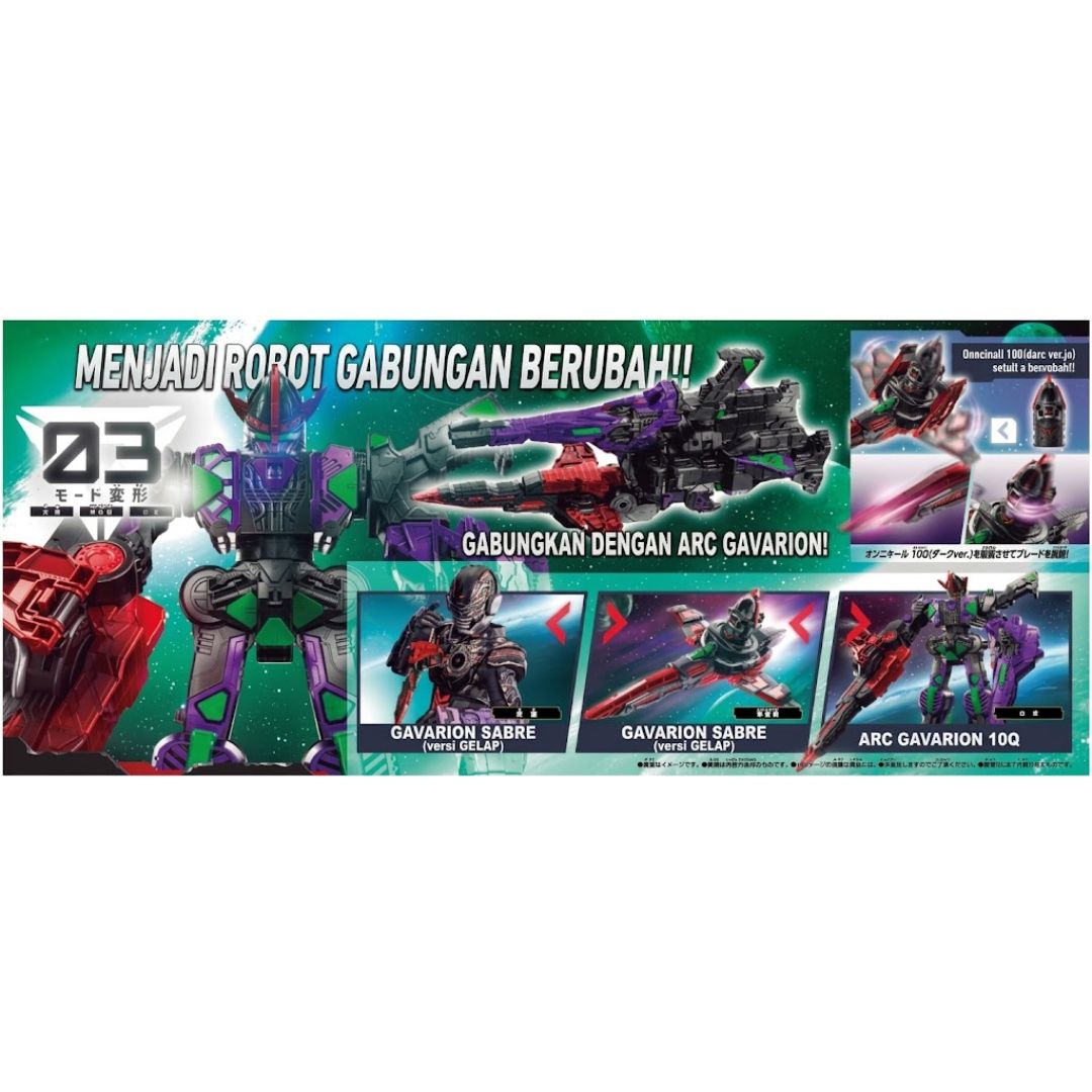 PROJECT R.E.D. DX Gabarion Dark Version Mainan Transformasi