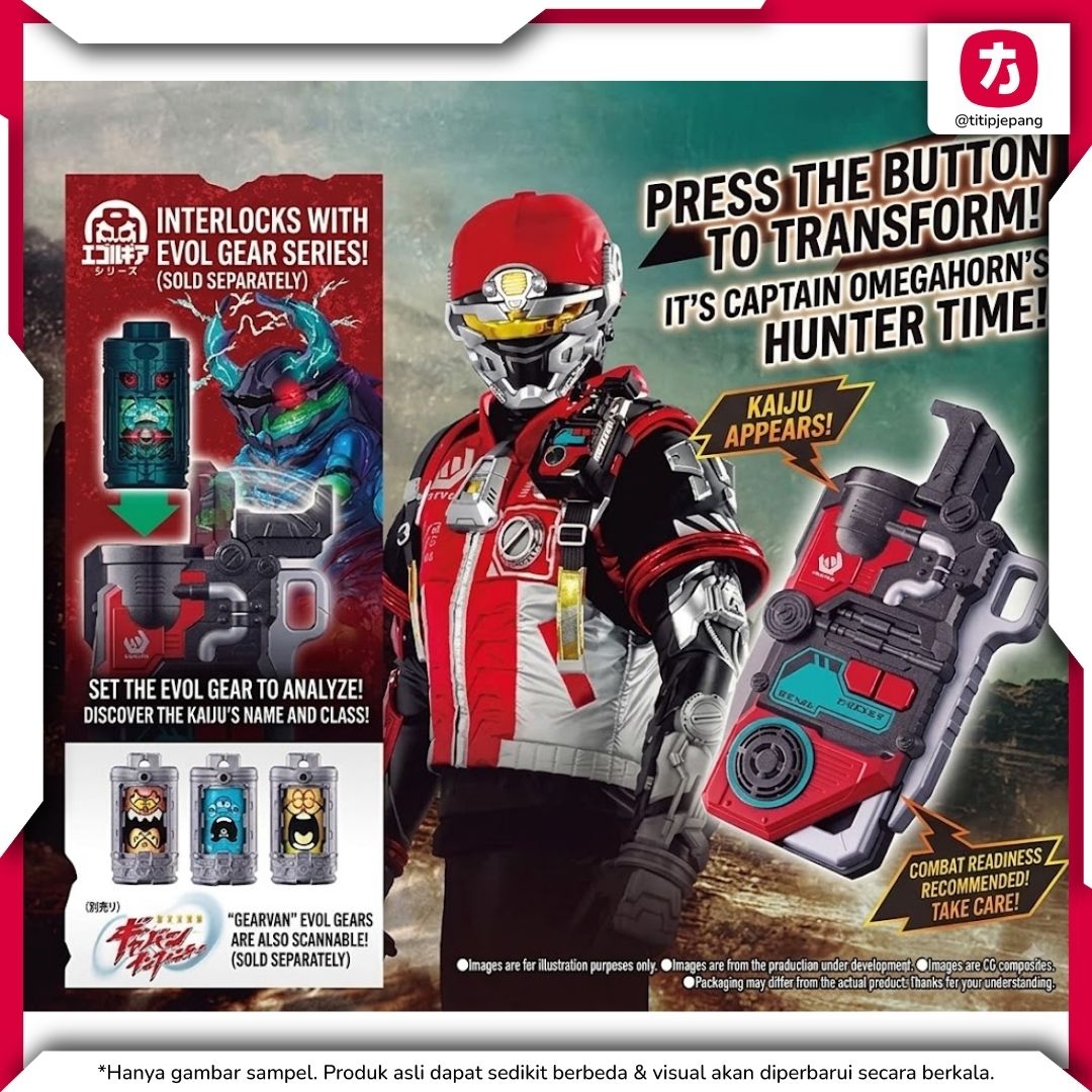 Omegahorn Omega Analyzer DX Bandai PROJECT R.E.D. Koleksi Premium Omegahorn Omega Analyzer DX Bandai PROJECT R.E.D. Koleksi Premium