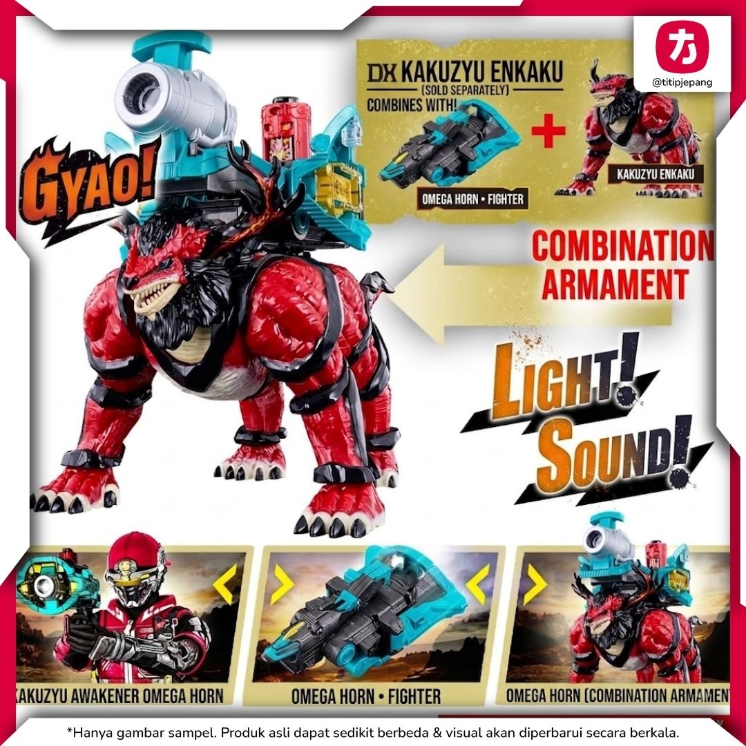 DX Omega Horn Bandai PROJECT R.E.D. Kakuseihunter Koleksi Premium DX Omega Horn Bandai PROJECT R.E.D. Kakuseihunter Koleksi Premium