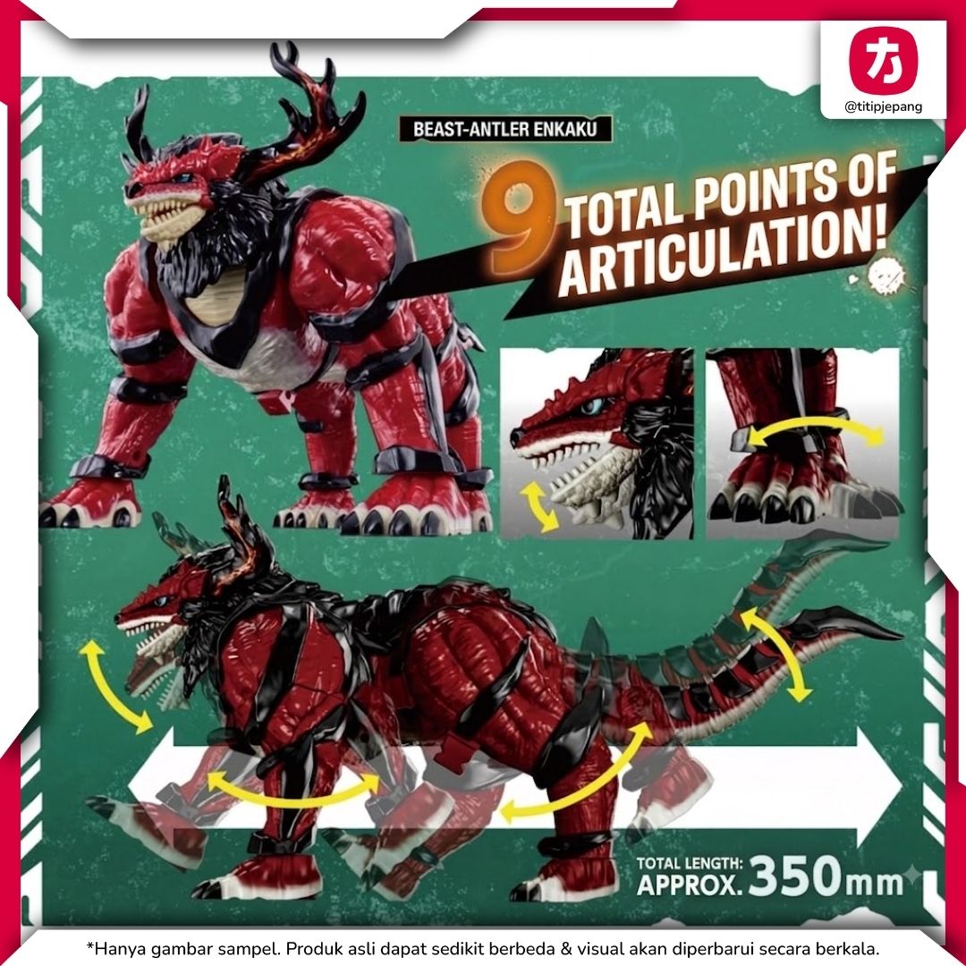 DX MEGA FLAME HORN ENKAKU, Figure Besar untuk Koleksi dan Bermain