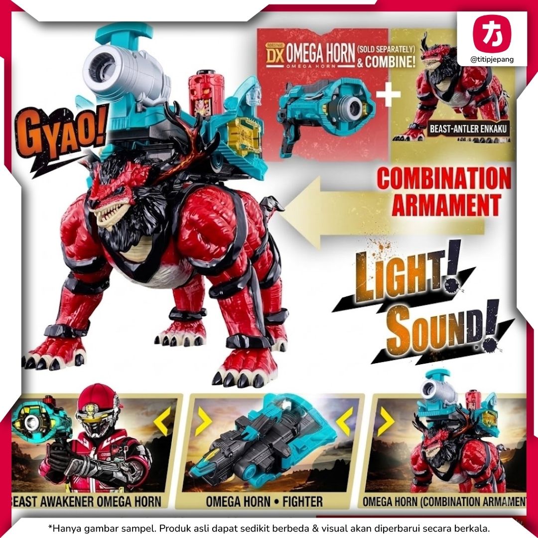 DX MEGA FLAME HORN ENKAKU, Figure Besar untuk Koleksi dan Bermain