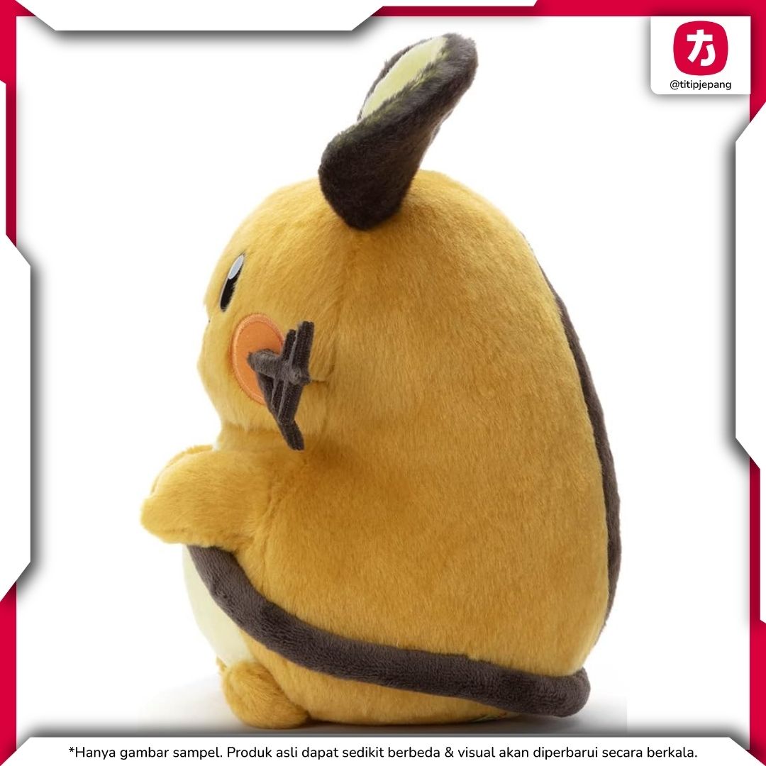 Pokemon Dedenne Plush Takara Tomy Arts Boneka Koleksi Lucu Ukuran 22 cm