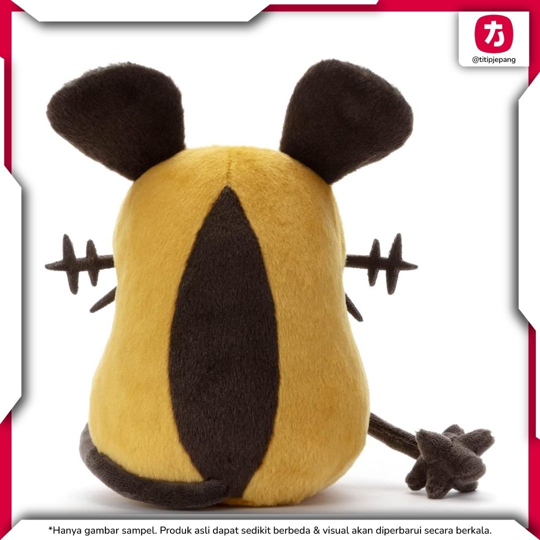 Pokemon Dedenne Plush Takara Tomy Arts Boneka Koleksi Lucu Ukuran 22 cm
