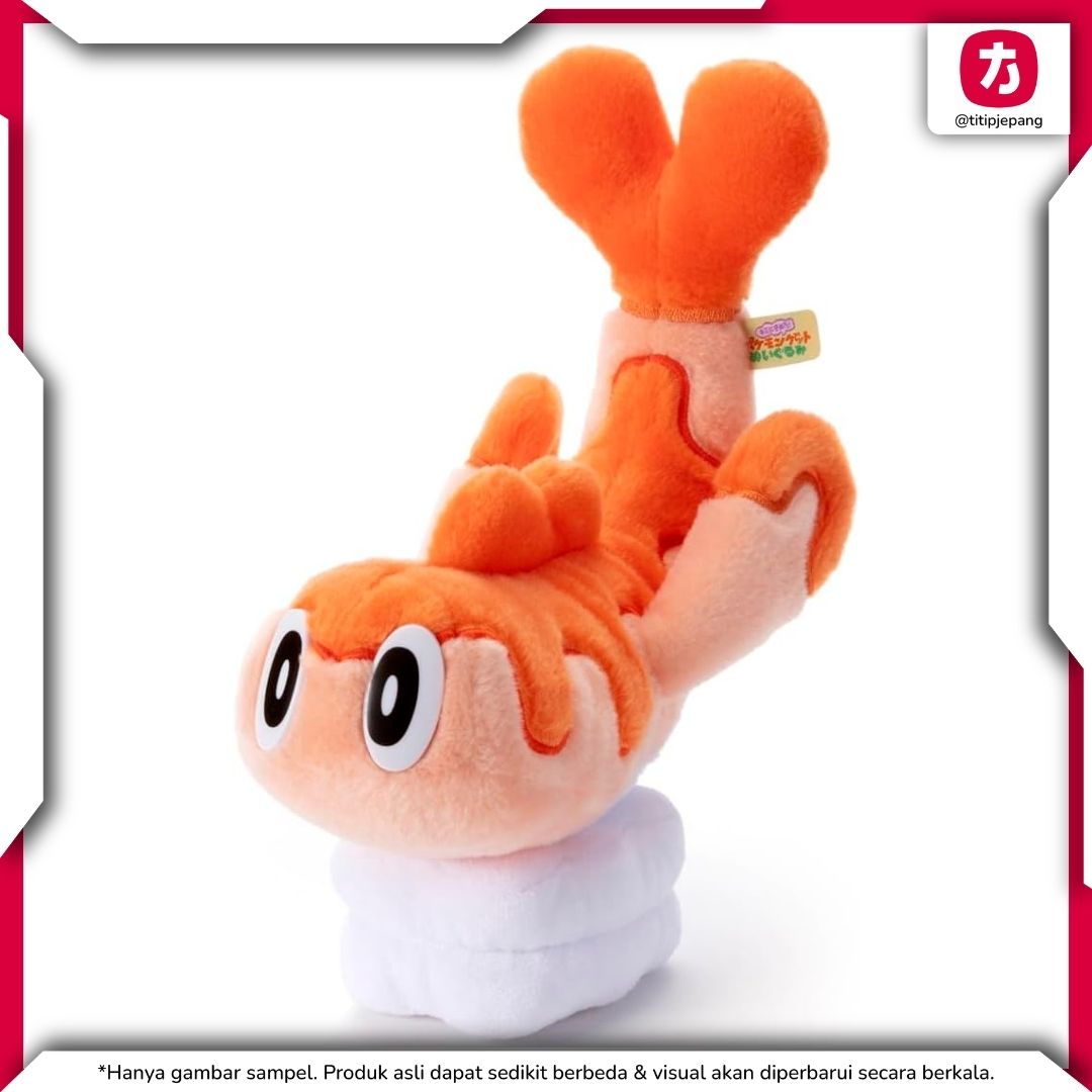 Pokemon Tatsugiri Curly Plush Takara Tomy Arts Boneka Koleksi 24 cm