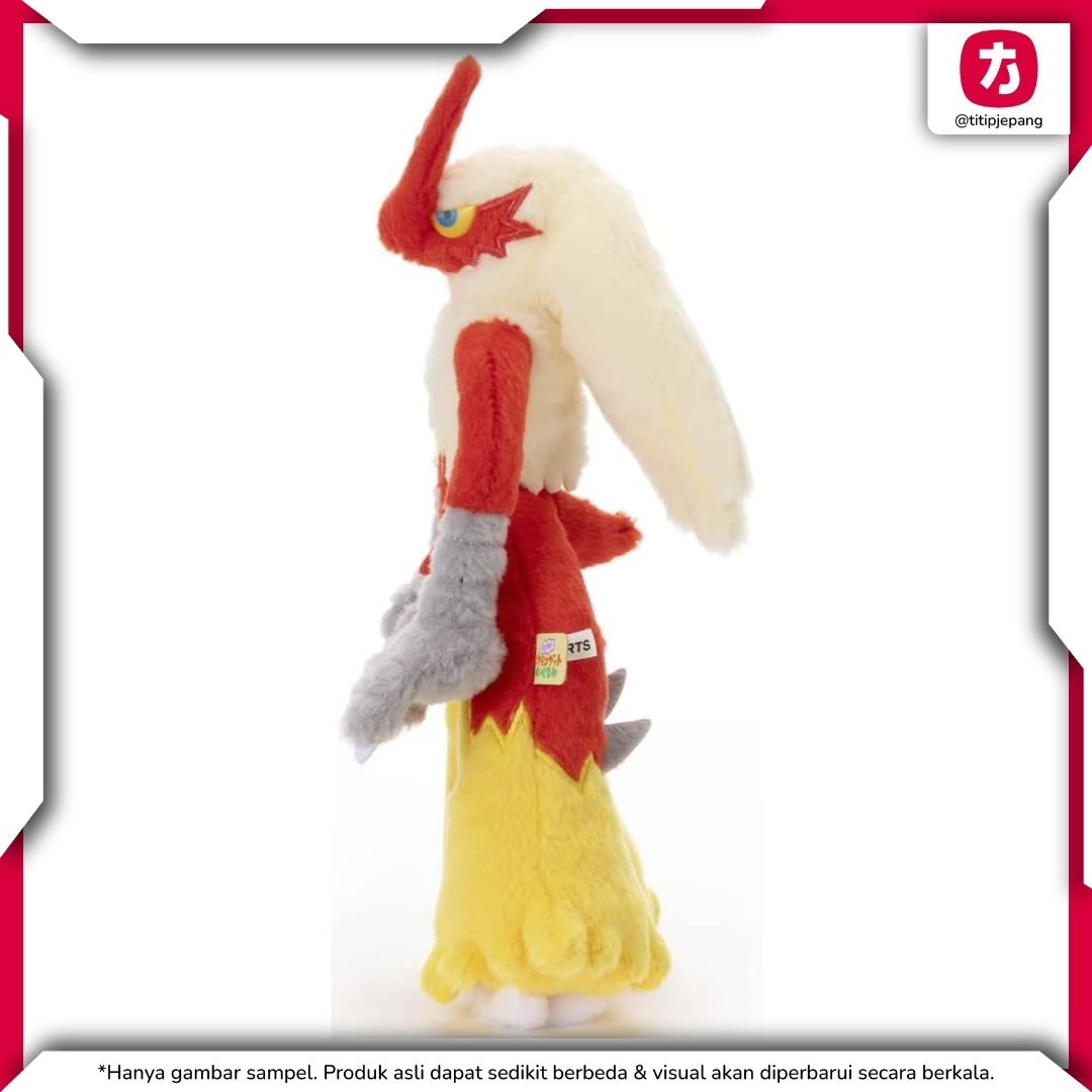 Pokemon Blaziken Plush Takara Tomy Arts Boneka Koleksi Besar Ukuran 29 cm