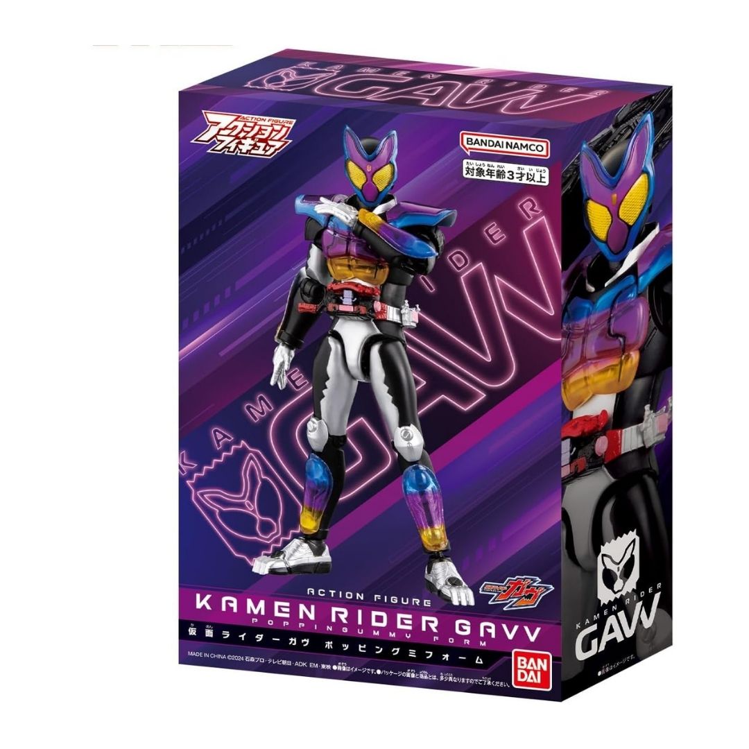 Kamen Rider Gavv Popping Gummy Form Action Figure Bandai Koleksi Premium Kamen Rider Gavv Popping Gummy Form Action Figure Bandai Koleksi Premium