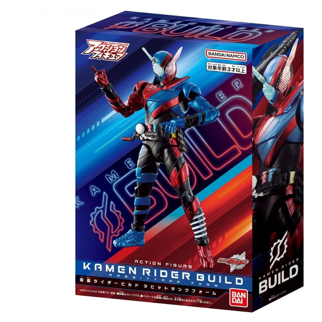 Kamen Rider Build Rabbit Tank Form Action Figure Bandai Koleksi Premium