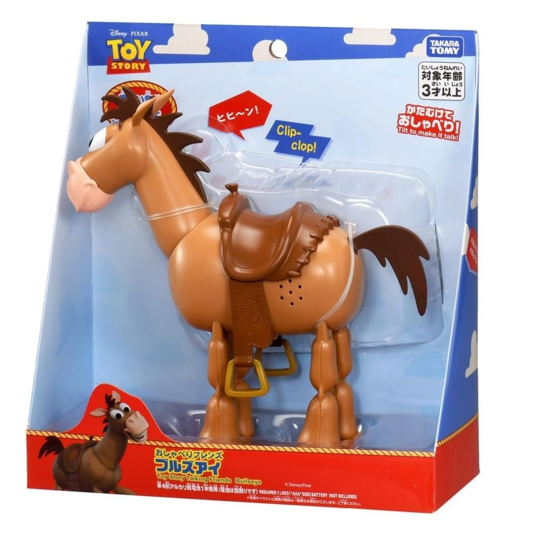 Takara Tomy Toy Story Talking Friends Bullseye Figur Interaktif Suara
