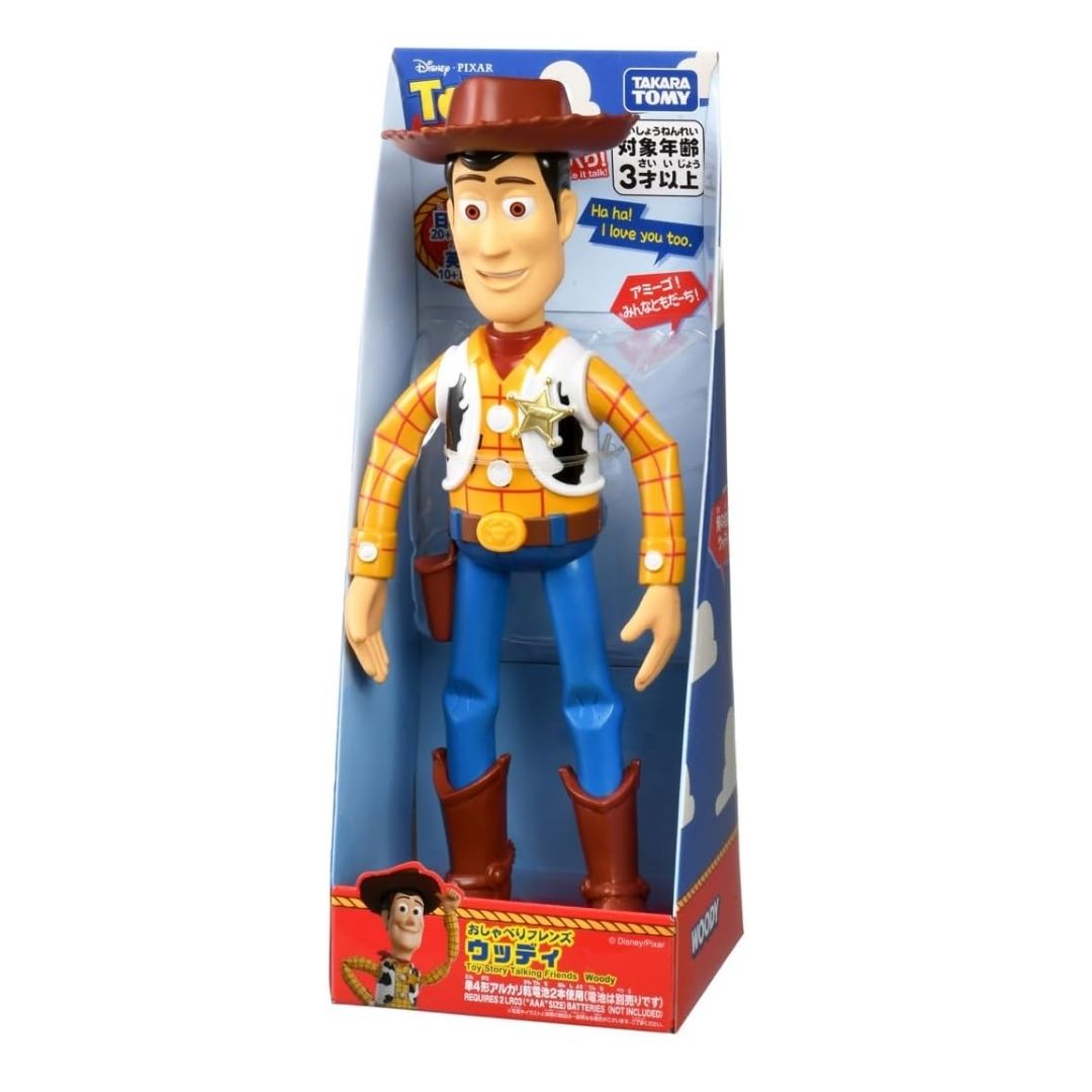 Takara Tomy Toy Story Talking Friends Woody Figur Suara Jepang Inggris