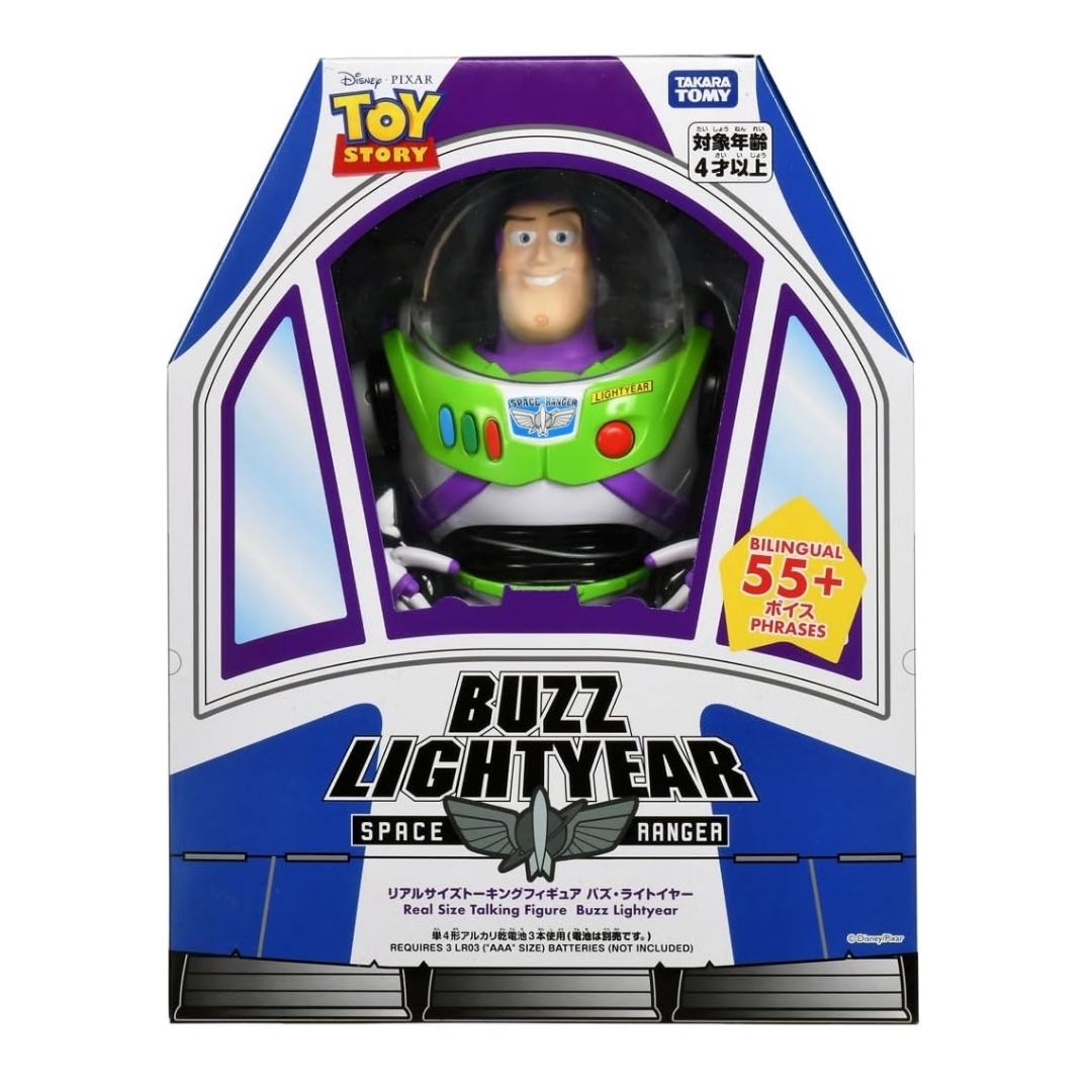 Takara Tomy Real Size Talking Figure Buzz Lightyear Toy Story Resmi