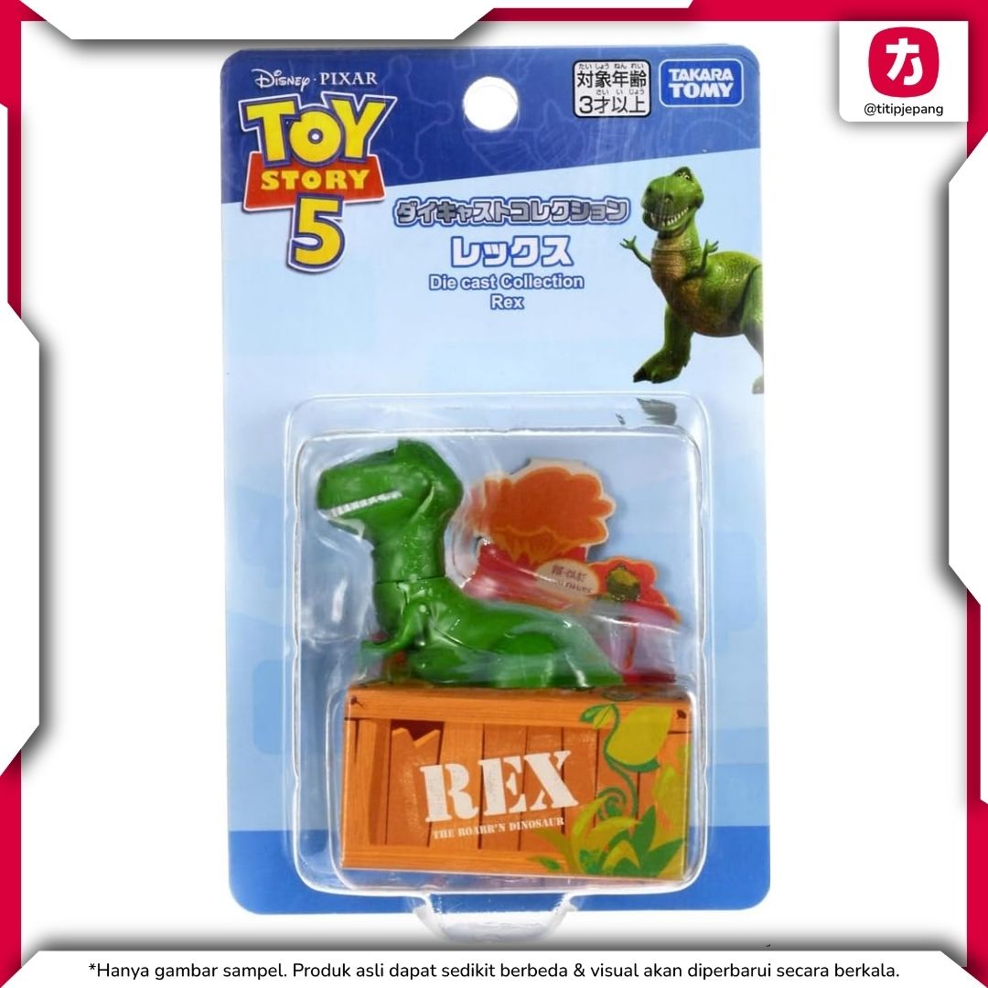 Takara Tomy Diecast Figure Toy Story 5 Rex Collection Takara Tomy Diecast Figure Toy Story 5 Rex Collection