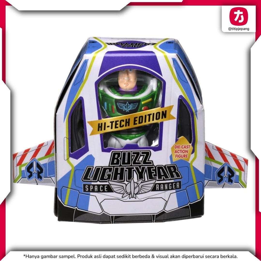 Toy Story 5 High Tech Buzz Lightyear Die-Cast Figure untuk Koleksi Disney Toy Story 5 High Tech Buzz Lightyear Die-Cast Figure untuk Koleksi Disney