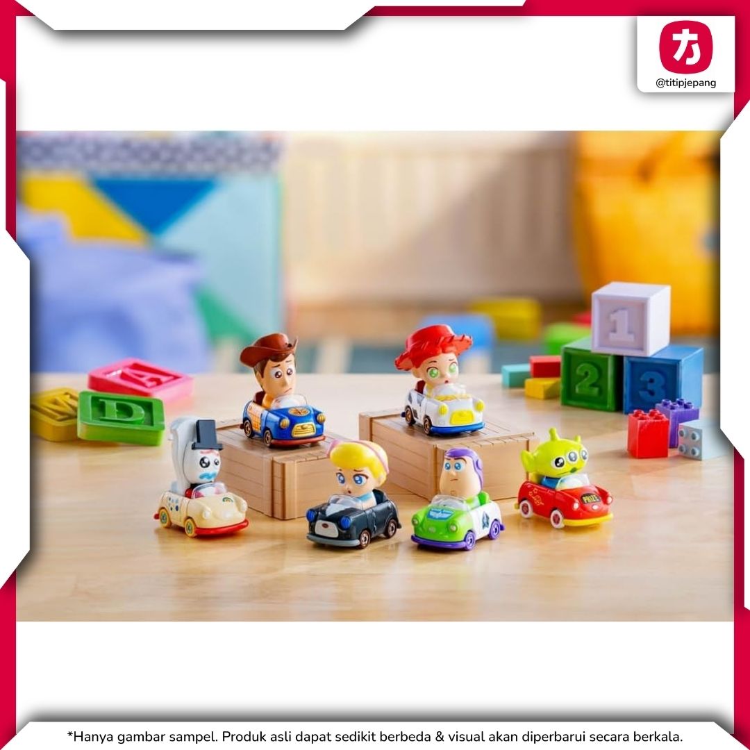 Motors Tomica Tunes Toy Story Characters 1 Box Koleksi Die-Cast Disney Motors Tomica Tunes Toy Story Characters 1 Box Koleksi Die-Cast Disney