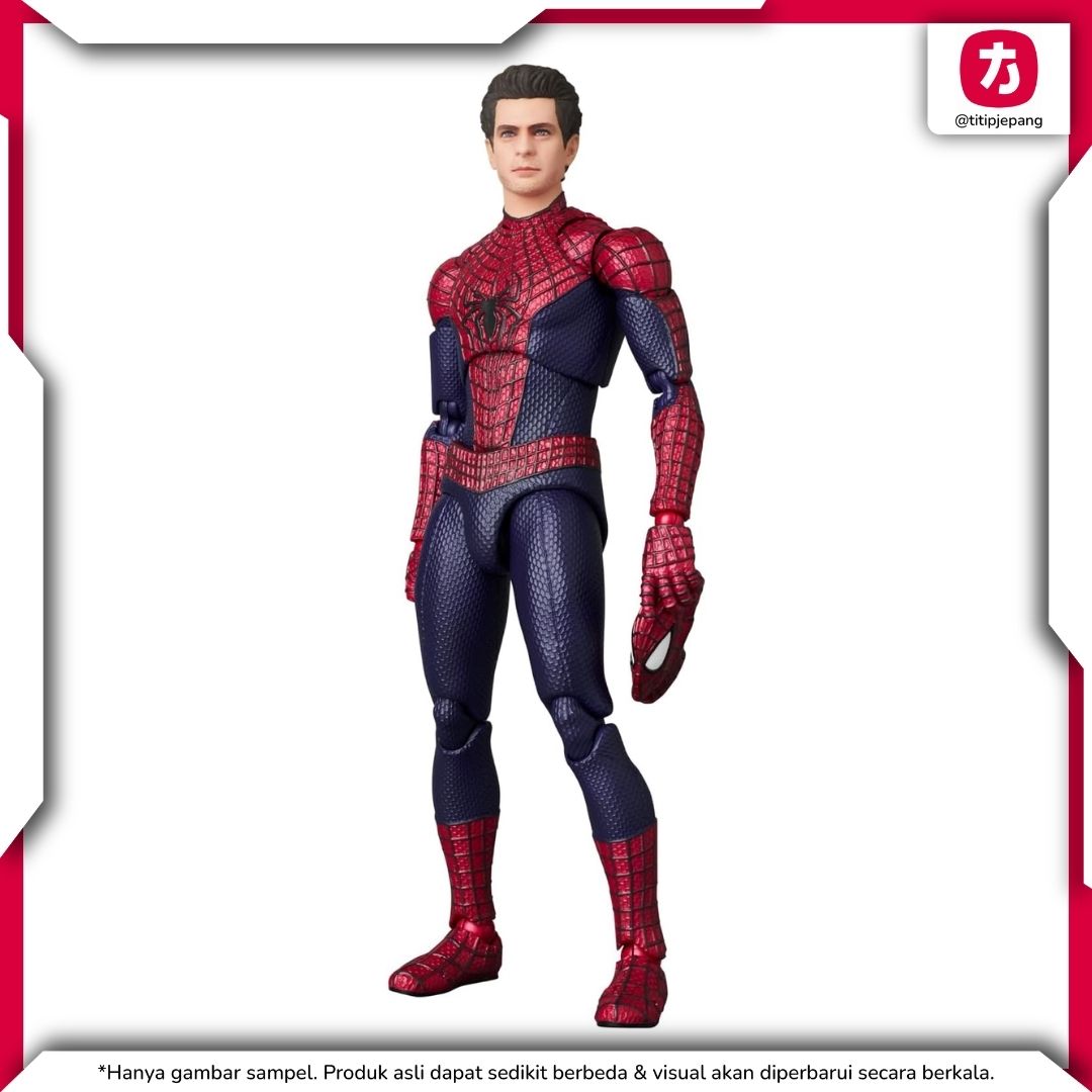 MAFEX No 248 The Amazing Spider-Man Figure 155mm dengan Web Parts