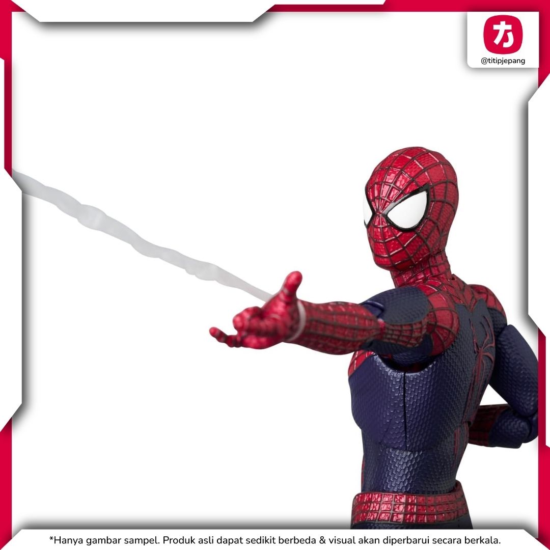 MAFEX No 248 The Amazing Spider-Man Figure 155mm dengan Web Parts