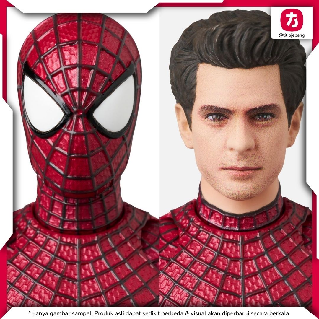 MAFEX No 248 The Amazing Spider-Man Figure 155mm dengan Web Parts