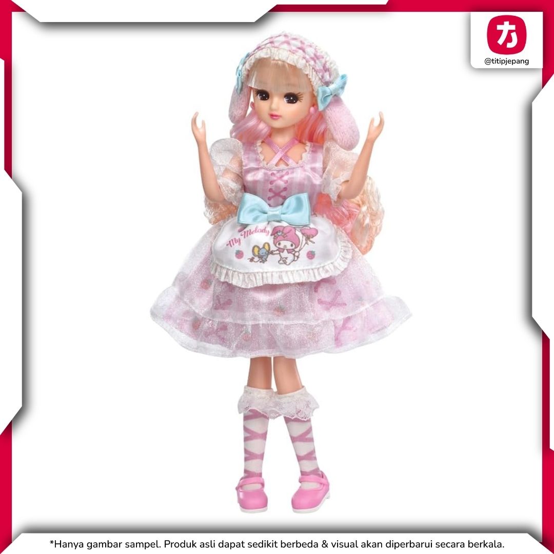 Takara Tomy Lovely My Melody Licca-chan Doll, Cute & Retro Style