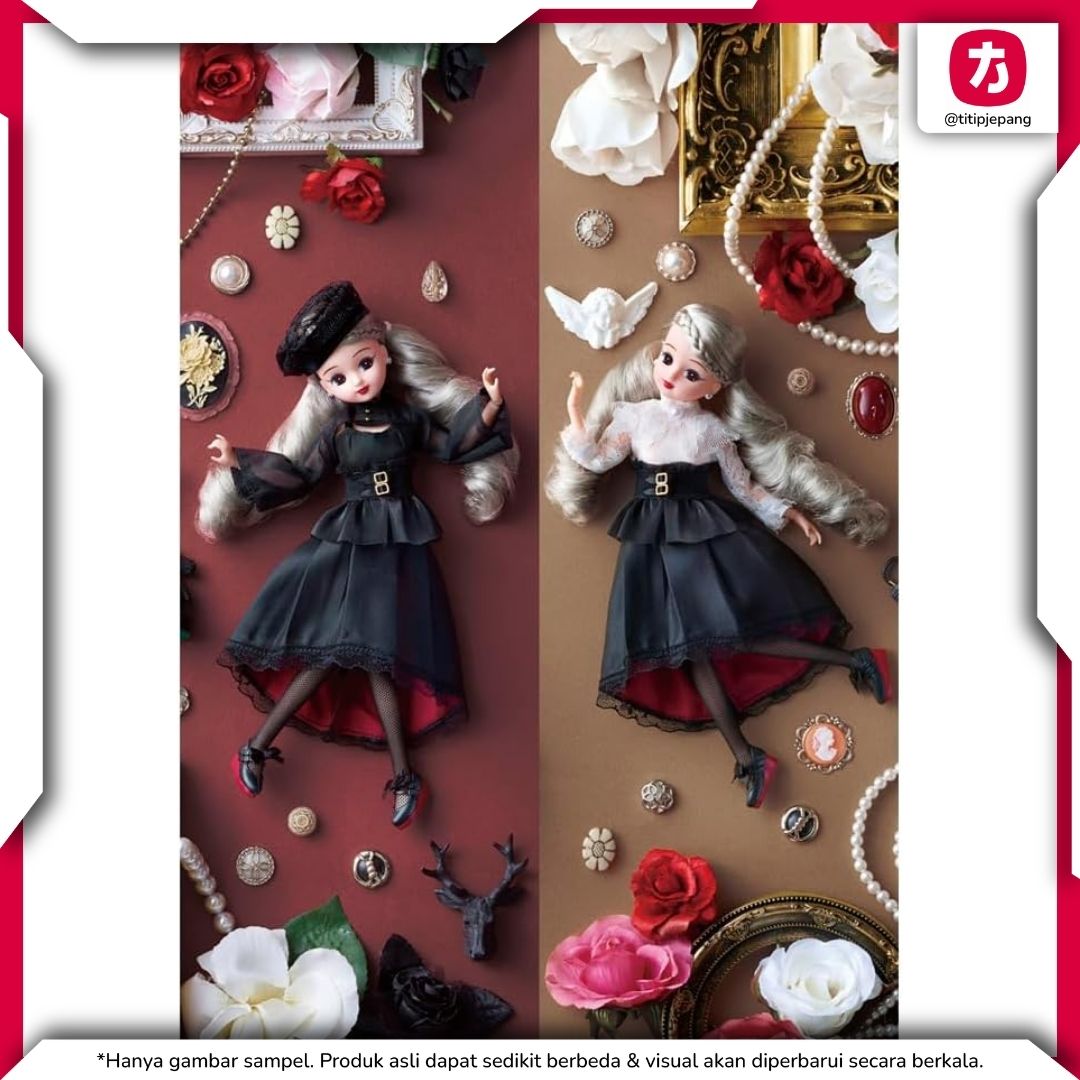 Takara Tomy Photogenic Licca Gothic Noir, Licca-chan Doll Stylish Takara Tomy Photogenic Licca Gothic Noir, Licca-chan Doll Stylish