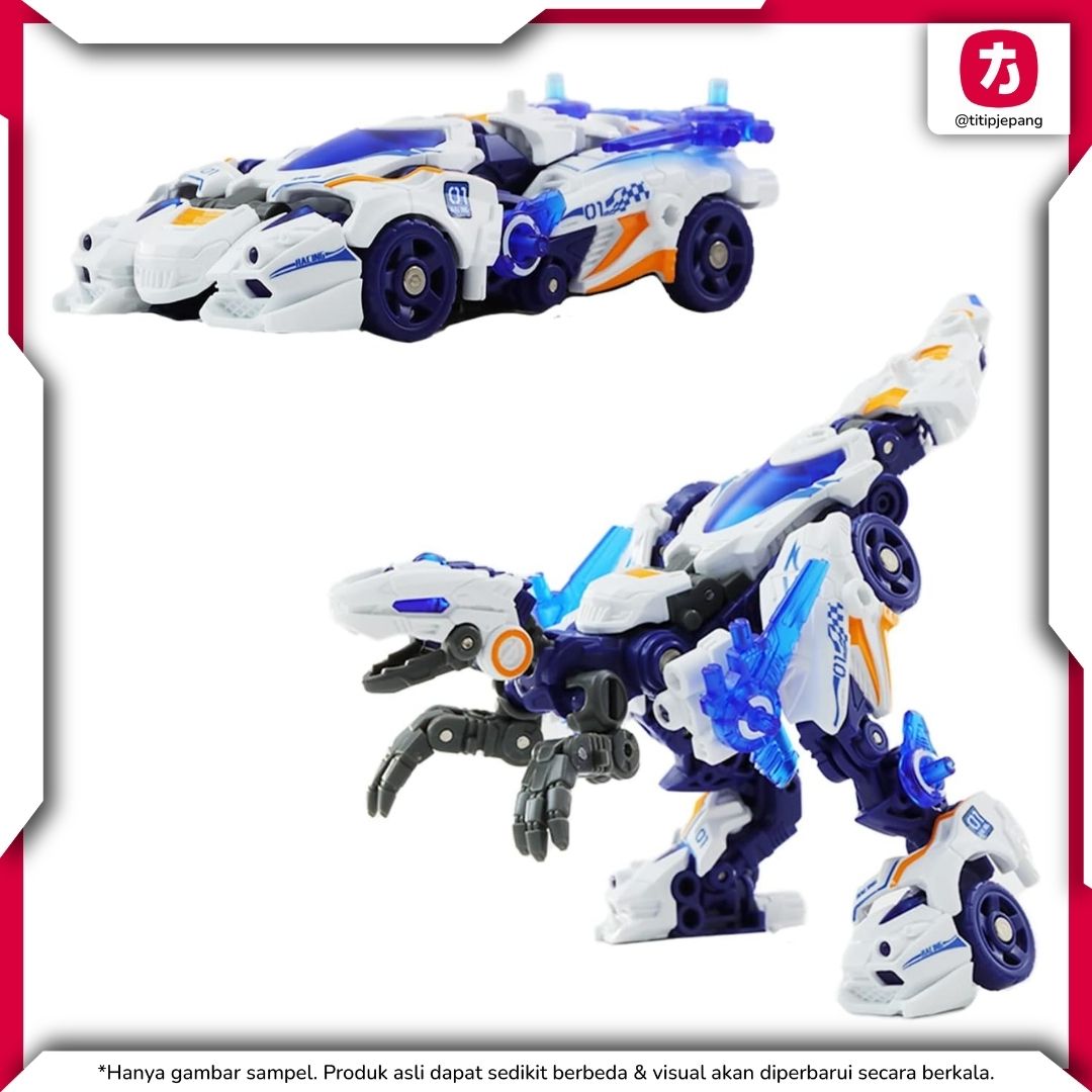 52Toys BEASTDRIVE WHEEL RAPTOR BD01 Mainan Transformasi Dinosaurus 52Toys BEASTDRIVE WHEEL RAPTOR BD01 Mainan Transformasi Dinosaurus
