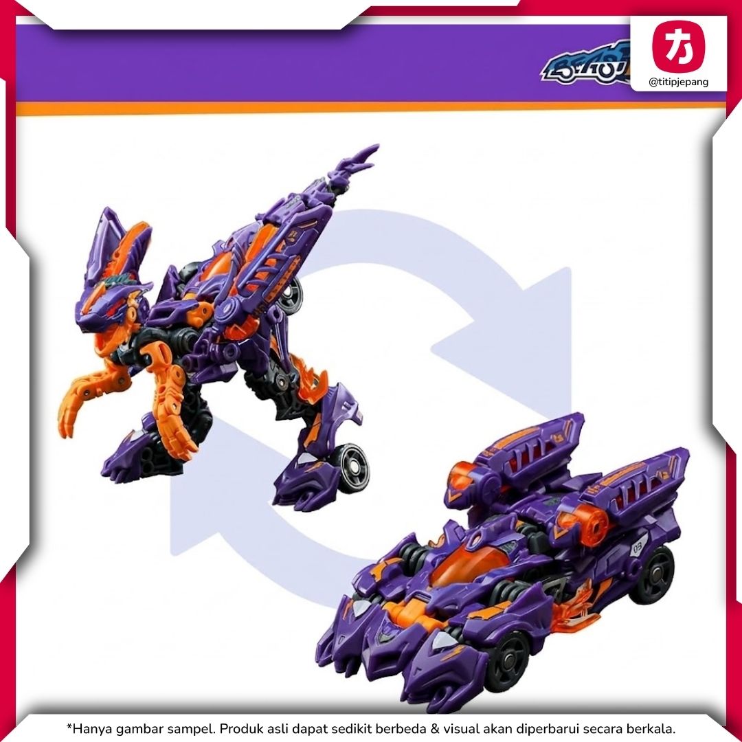 52Toys BEASTDRIVE NAUGHTY SAUR BD03 Figure Dinosaurus Transformasi 52Toys BEASTDRIVE NAUGHTY SAUR BD03 Figure Dinosaurus Transformasi