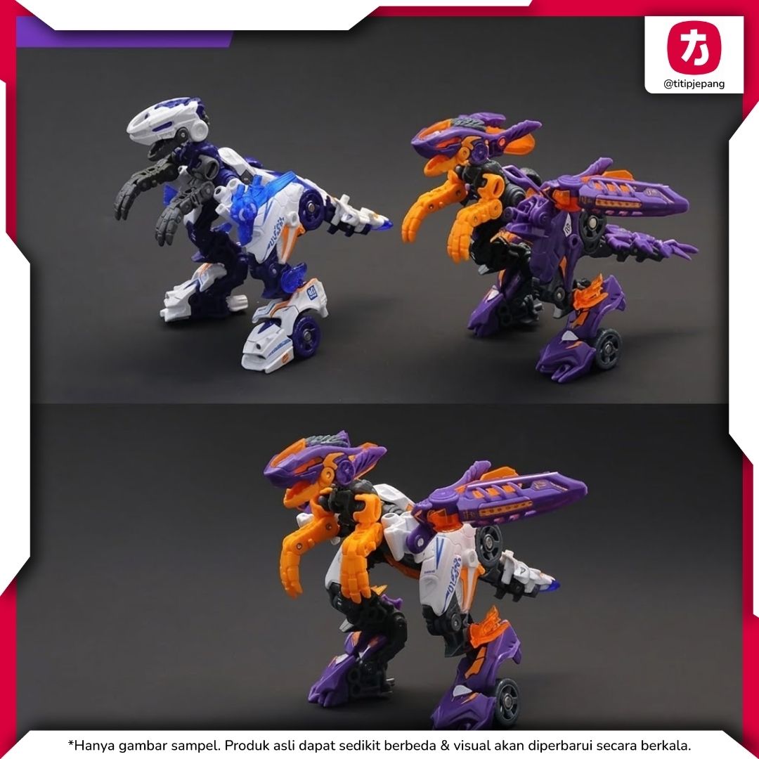 52Toys BEASTDRIVE NAUGHTY SAUR BD03 Figure Dinosaurus Transformasi 52Toys BEASTDRIVE NAUGHTY SAUR BD03 Figure Dinosaurus Transformasi