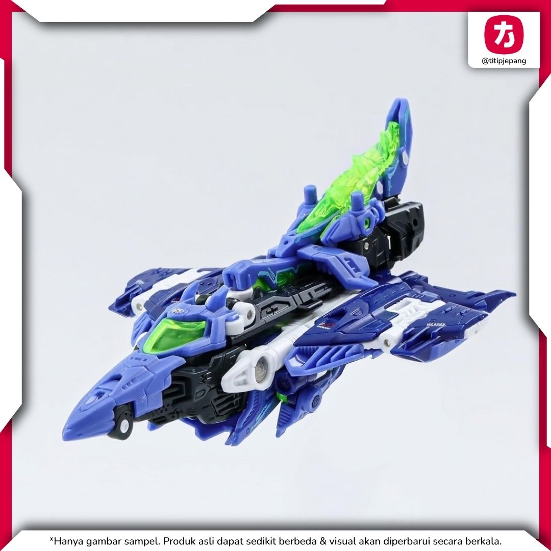 52Toys BEASTDRIVE HYDRO BULLET SHARK BD02 Figure Transformasi Shark