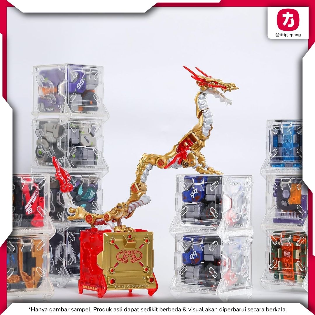 52Toys INFINITYBOX CHINESE DRAGON Golden Dragon IB04 untuk Koleksi