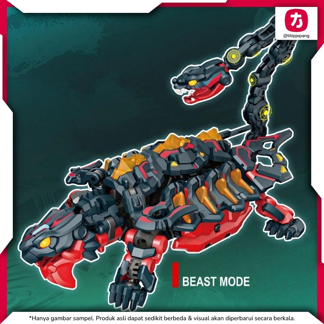 52Toys INFINITYBOX XUANWU IB-08 Transformasi Genbu untuk Koleksi