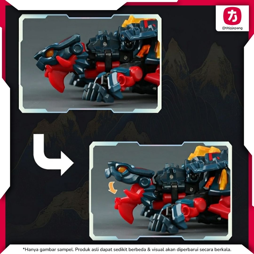 52Toys INFINITYBOX XUANWU IB-08 Transformasi Genbu untuk Koleksi