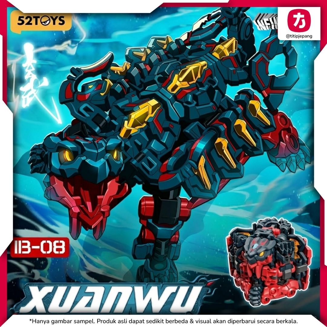 52Toys INFINITYBOX XUANWU IB-08 Transformasi Genbu untuk Koleksi