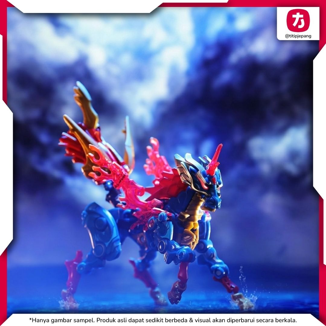 52Toys MEGABOX MB-22 KIRIN Figure Transformasi untuk Koleksi
